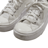 CONVERSE Platform Womens Sneaker Shoes White Canvas UK 5.5