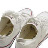 CONVERSE Womens Sneaker Shoes White Canvas UK 6.5
