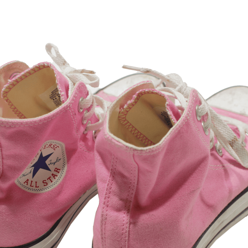 CONVERSE Womens Sneaker Shoes Pink Canvas UK 6.5
