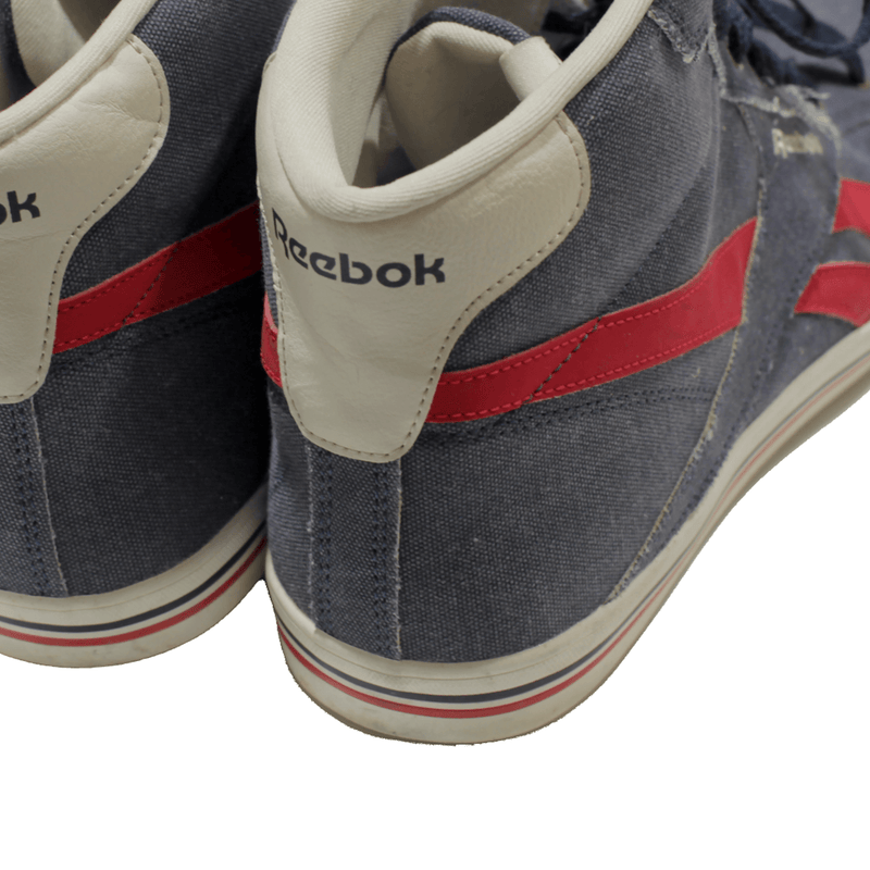 REEBOK Mens Sneaker Shoes Blue Canvas UK 11.5