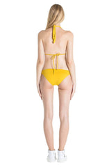 Nina Halter Bikini Top with Pads - Mustard