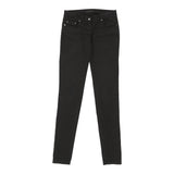 Richmond Trousers - 29W UK 8 Black Cotton Blend