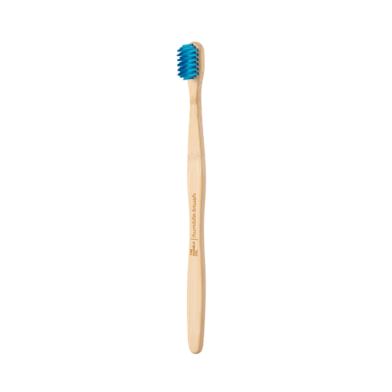 Adult Sensitive Bamboo Toothbrush - Blue - humble-usa