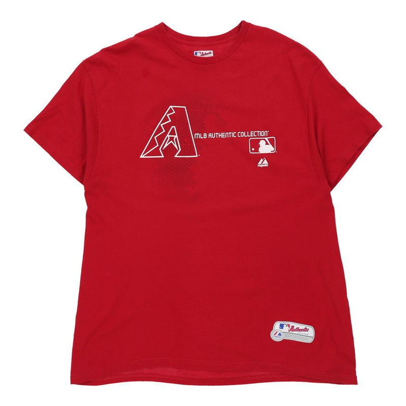 Vintage red Arizona Diamondbacks Majestic T-Shirt - mens x-large