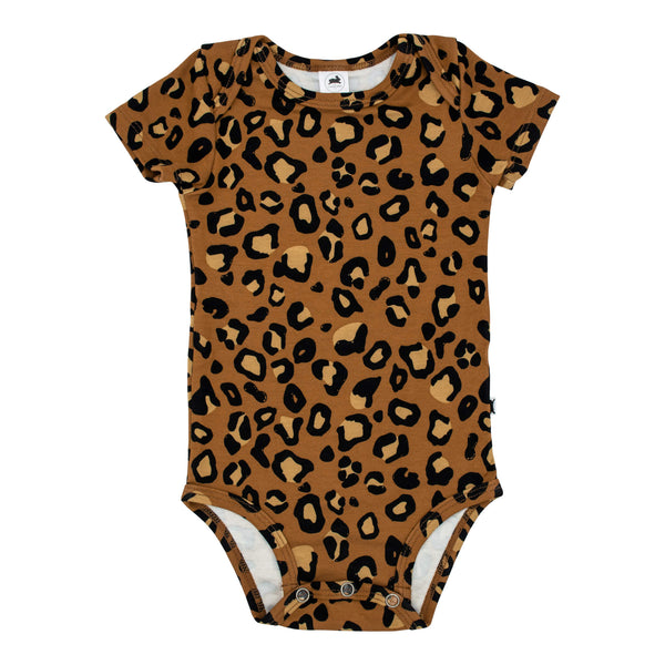 Baby Onesie | Bronze Leopard Bamboo/cotton 1