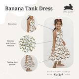 Baby/kid’s Tank Dress | Banana Girl’s Bamboo/cotton 4