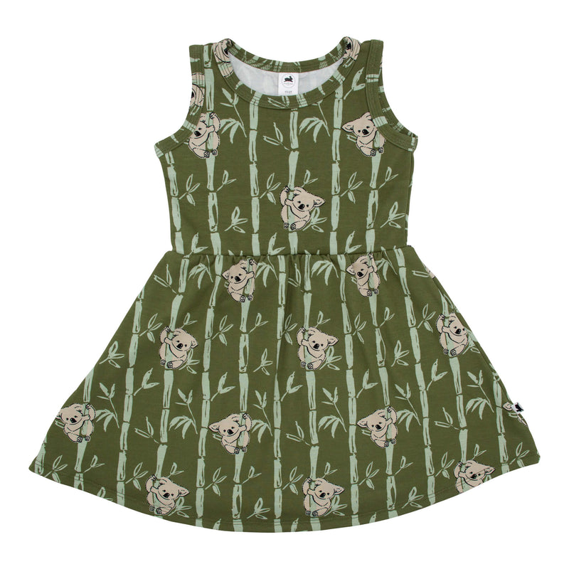 Baby/kid’s Tank Dress | Koala Girl’s Bamboo/cotton 1