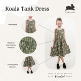 Baby/kid’s Tank Dress | Koala Girl’s Bamboo/cotton 5