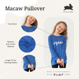 Baby/kid’s/youth Pullover | Macaw Kid’s Bamboo/cotton 2