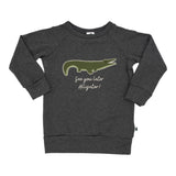Baby/kid’s/youth ’see You Later Alligator’ Pullover | Charcoal Kid’s