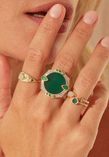 BE MAAD Ring Janih Ring Green-Onyx