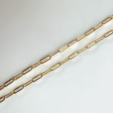 Billie Paper Clip Chain Necklace - Gold - Astor & Orion Ethically Made Jewelry