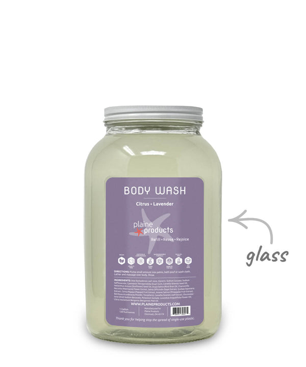 One Gallon Body Wash - Citrus Lavender (pump not included)