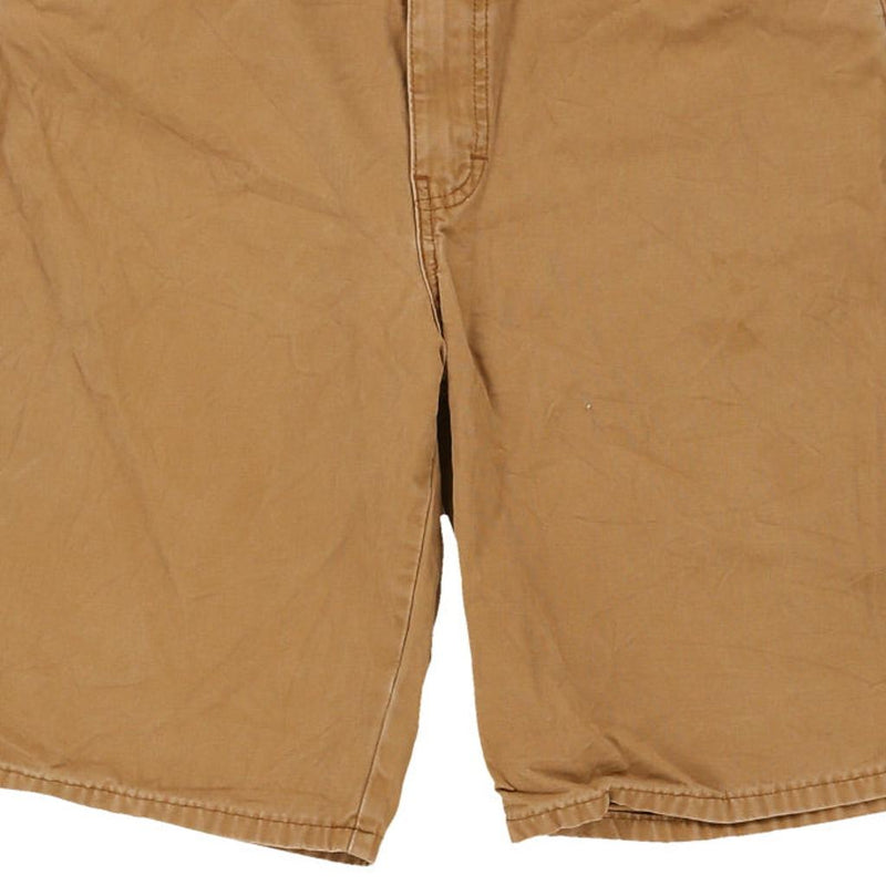 Dickies Carpenter Shorts - 34W 11L Brown Cotton