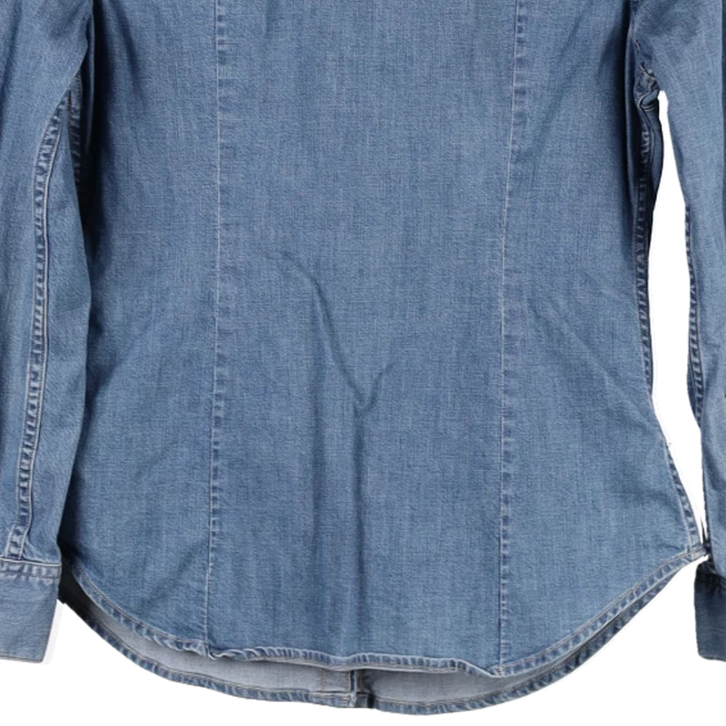 Vintage blue Levis Denim Shirt - womens x-small
