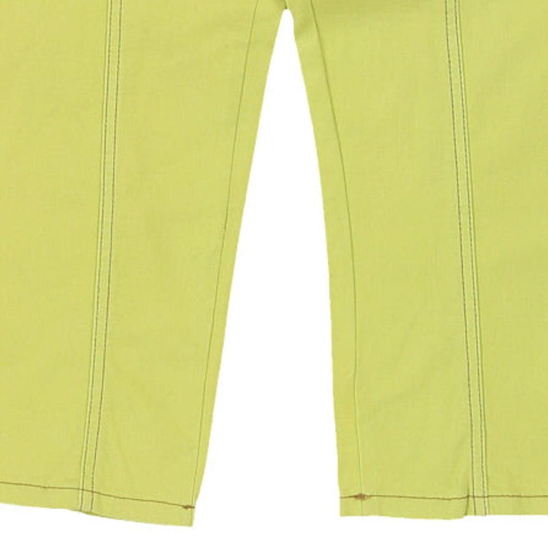 14 Years Just Cavalli Trousers - 27W 20L Green Cotton