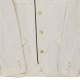 Vintage beige 14 Years Burberry Cord Jacket - girls medium