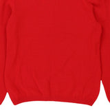 Vintage red 1980s Valentino Jumper - womens medium