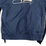 Vintage blue Seattle Seahawks Nfl Coat - mens medium