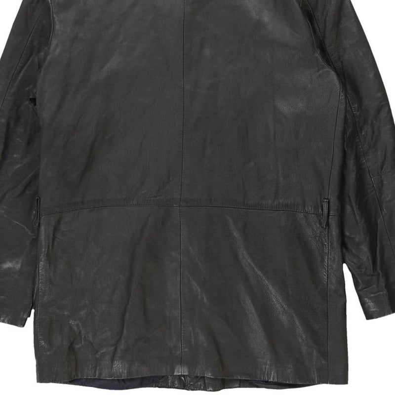 Maren Leather Jacket - Large Black Leather