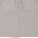 Conte Of Florence Mini Skirt - 28W UK 8 Grey Polyester