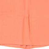 Benetton Mini Pencil Skirt - 26W UK 6 Orange Viscose