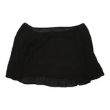 Vintage Unbranded Blouse - XL Black Polyester - Thrifted.com