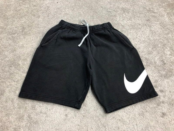 Nike Mens Activewear Athletic Shorts Running Jogging Cotton Black Size Small