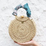 Coco Bag - Straw Bag - Iraca Handmade Bag, Top Handle Purse