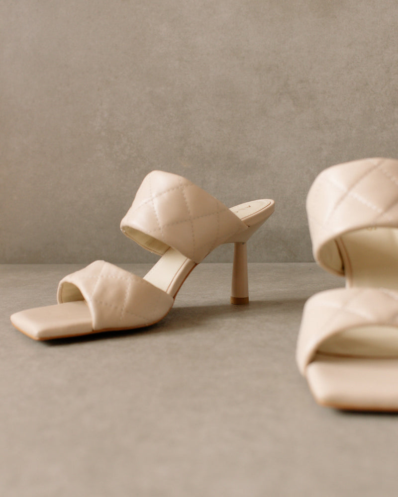 Conner Cream Leather Sandals Sandals ALOHAS