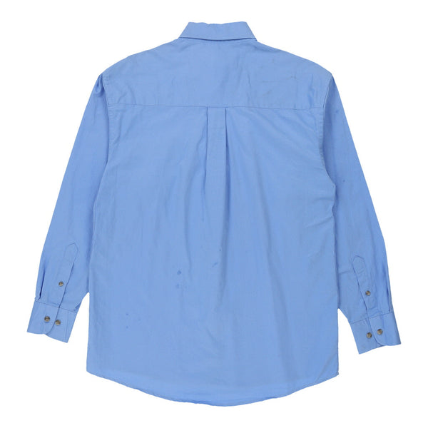 WRANGLER Mens Shirt - Small Cotton Blue