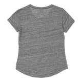 CHAMPION Womens T-Shirt - Medium Cotton Grey