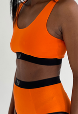 orange-crop-top-bra | crop-bra | wireless-cotton-crop-bra | scoop-neck-crop-bra