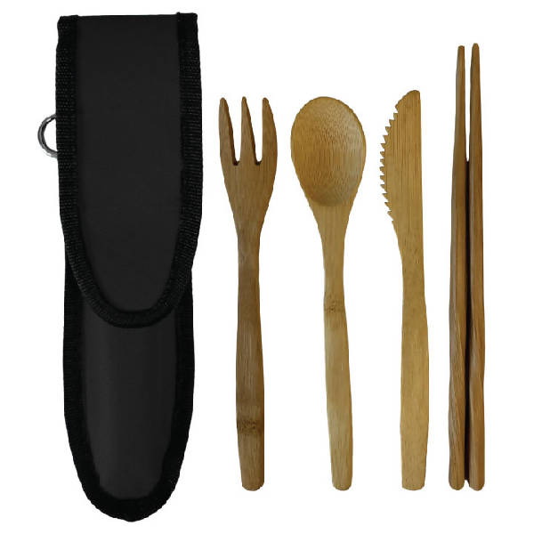 BagitoWare Bamboo Cutlery Set