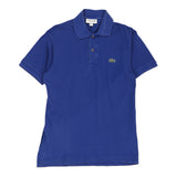 Lacoste Polo Shirt - Small Blue Cotton