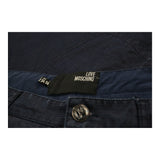 Love Moschino Shorts - 36W 9L Navy Cotton Blend