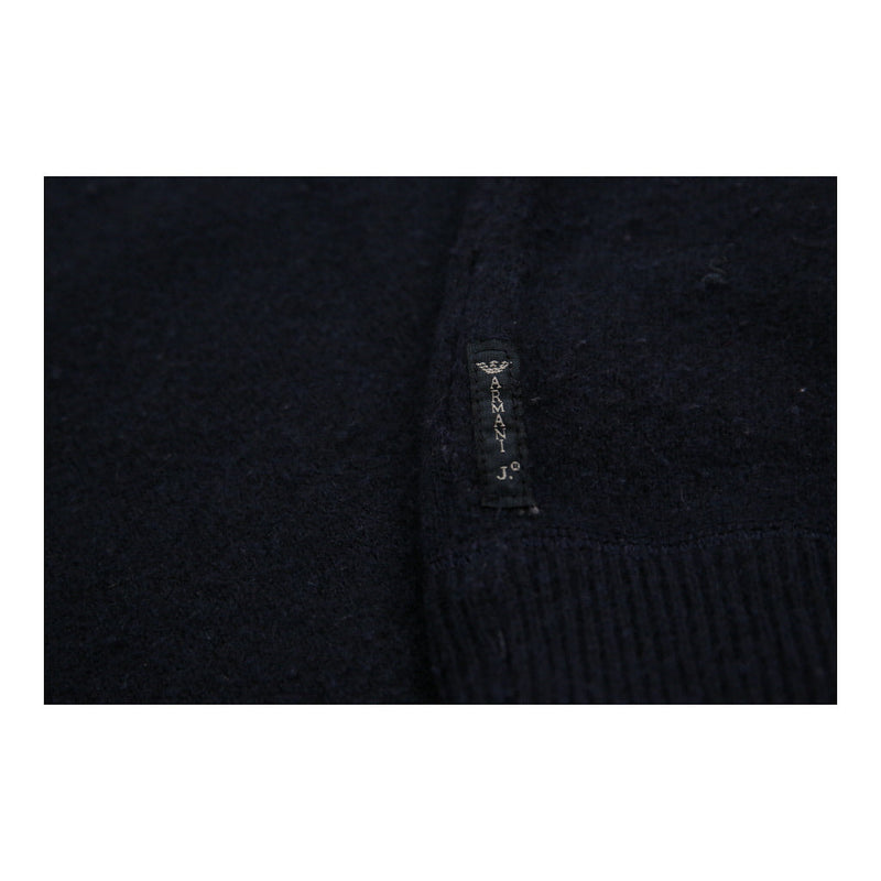 Vintage black Armani Jeans Jumper - mens large