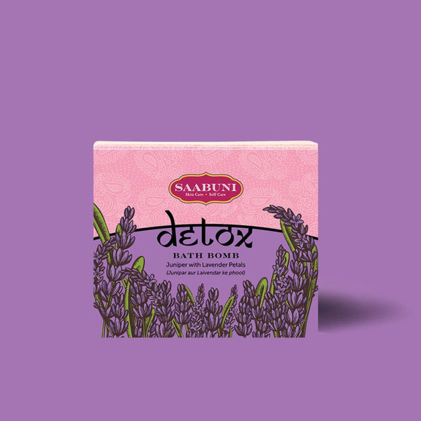 Detox Bath Bomb - Juniper with Lavender Petals