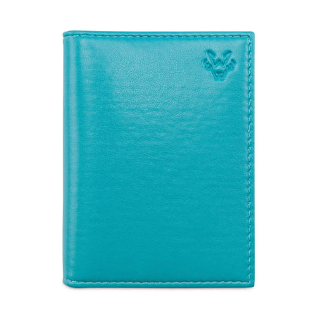 Bifold Card Holder in Turquoise