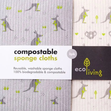 Compostable Sponge Cleaning Cloths