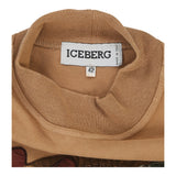 Iceberg Embroidered Sweatshirt - Medium Brown Cotton