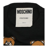 Moschino Graphic Jumper - Large Black Cotton
