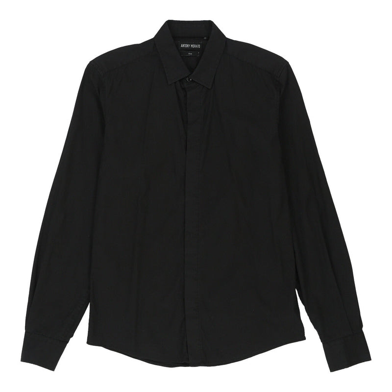 Antony Morato Slim Shirt - XS Black Cotton