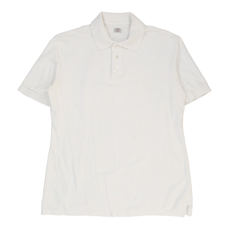 Vintage white Armani Polo Shirt - mens large