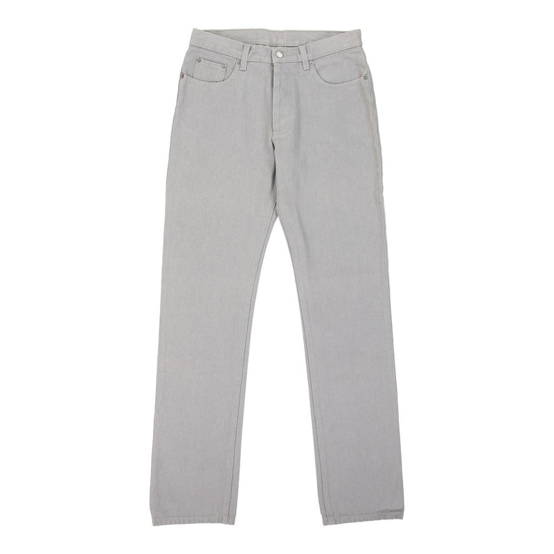 Helmut Lang Trousers - 30W UK 10 Grey Cotton