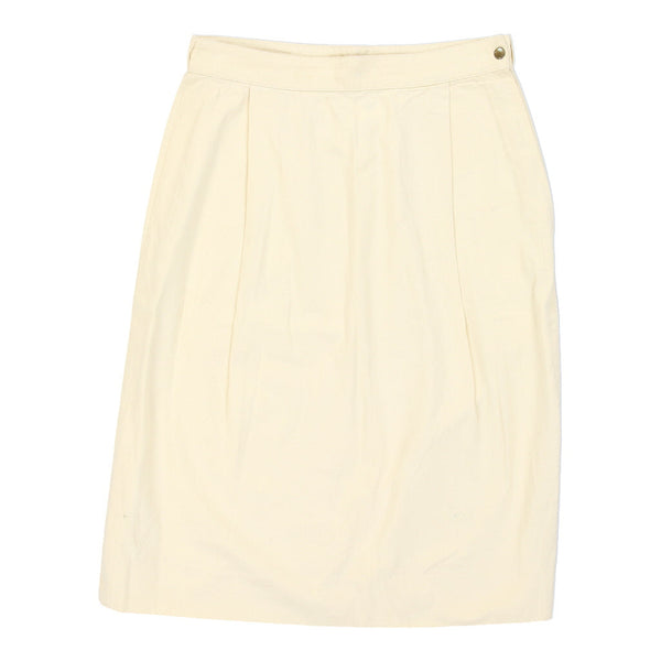 Unbranded Skirt - 30W UK 10 Cream Cotton