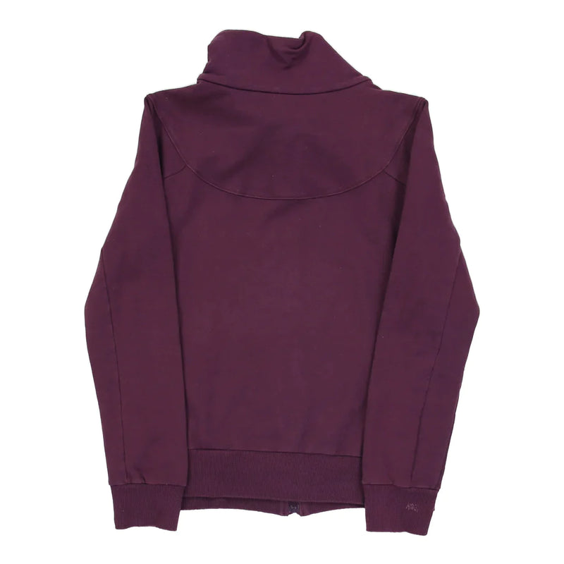 Vintage Adidas Zip Up - Small Purple Cotton - Thrifted.com