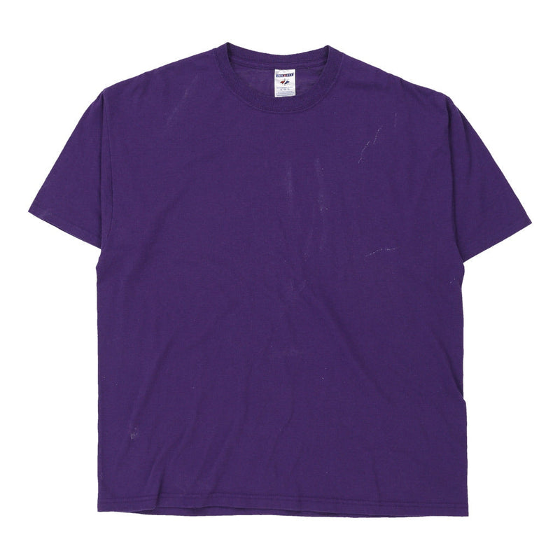 Vintage purple Jerzees T-Shirt - mens x-large