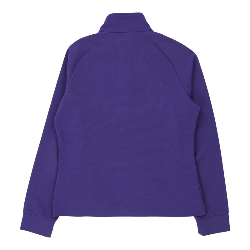 Vintage Kappa Zip Up - Large Purple Polyester