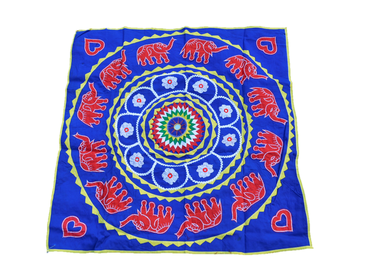 Mandala Upcycled Wall Hanging Home Decor Boho Tapestry